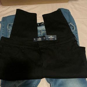 Black Hollister Skinny Jeans